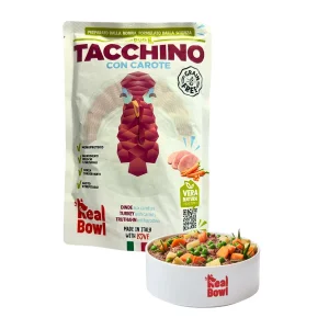 Real Bowl Cane 150g - Tacchino e carote