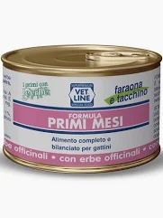 Vet Line Gatto umido Primi Mesi - Faraona e tacchino 85g
