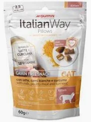 Italian Way Cat Fagottini croccanti - Latte, carni bianche e curcuma