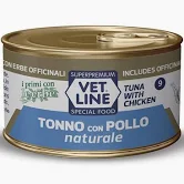 Vet Line umido naturale Tonno e pollo 70g