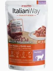 Italian Way Sterilized Sfilaccetti - Maiale con mirtilli rossi 85g