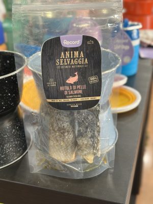 Rotolo di pelle di salmone essiccato 50g