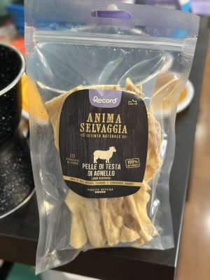 Pelle di testa di agnello essiccata 50g