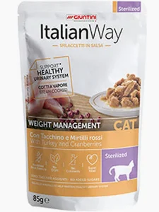 Italian Way Sterilized Sfilaccetti - Tacchino e mirtilli rossi