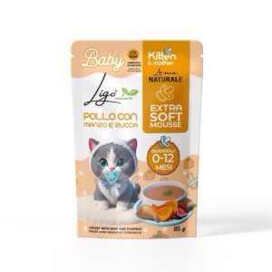 Soft mousse POLLO MANZO E ZUCCA - Ligo 85g