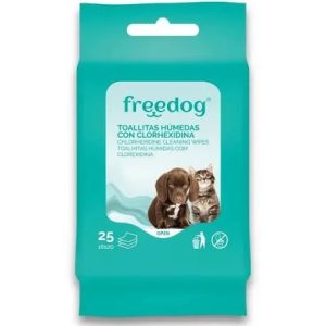 Salviette 25pz CLOREXIDINA - Freedog