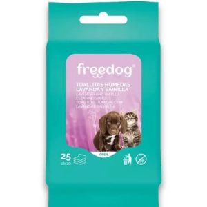 Salviette 25pz LAVANDA & VANIGLIA - Freedog
